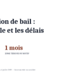 Lettre de résiliation de bail : modèle et délais de préavis