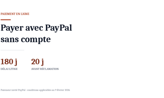 Payer avec PayPal sans créer de compte : quand c&rsquo;est possible